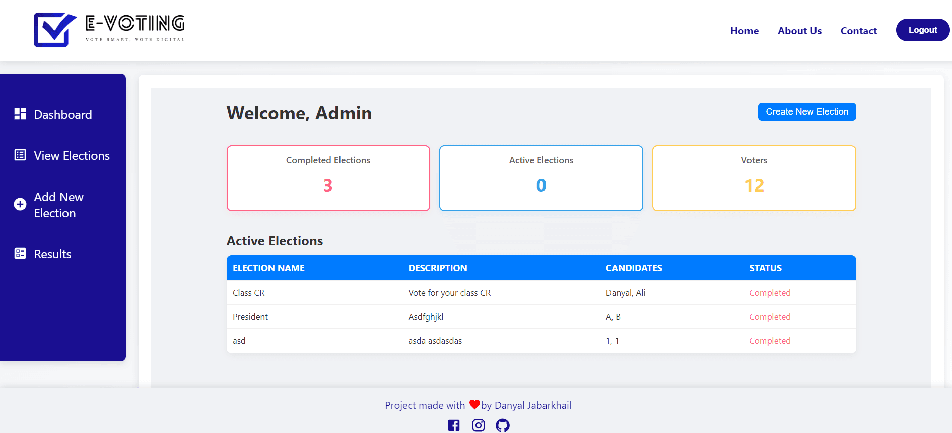 E-Voting System