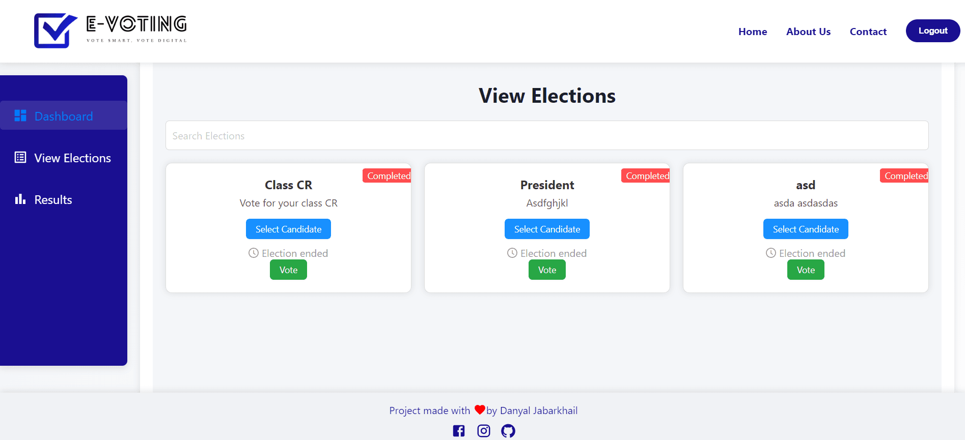 E-Voting System